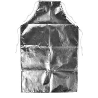Tiiyee Herren Schürze, Schweißerschürze Flammhemmende, Kochschürze Herren Schürze Männer 1000 Grad Aluminisierte Metzgerschürze Wärmeisolierende Wasserdicht Arbeitsschürze Spritzwassergeschützte
