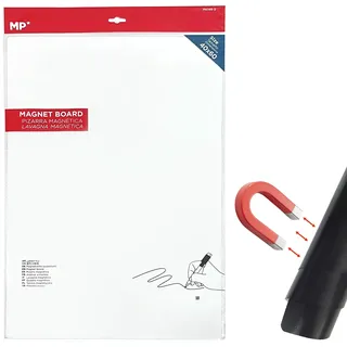 MP Whiteboard Folie,40x60cm Magnetisch Selbstklebend Weißwandtafel Folie, Whiteboard Sticker DIY, Wandfolie für glatten Oberflächen in Schule Büro Haus