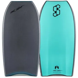 Science Style Loaded F4 Quad Vent 41 ́ ́ Bodyboard - Metal Grey / Turquoise - One Size