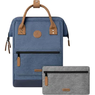Cabaïa Adventurer Medium Paris Blue Melanged Rucksack - Blau