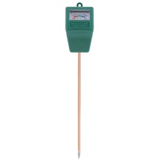 Zerodis Bodenfeuchtigkeitsmessgerät, tragbarer Bodenfeuchtigkeitstester mit langer Einzelsonde, Pflanzen-, Blumen-, Gartenboden-Test-Kit für drinnen und draußen, Rasenpflanzen