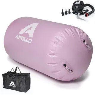 Apollo Air Roll Pro - aufblasbare Gymnastikrolle Air Tracking Rolle Air Track Matte 120x60 cm & mehr rosa