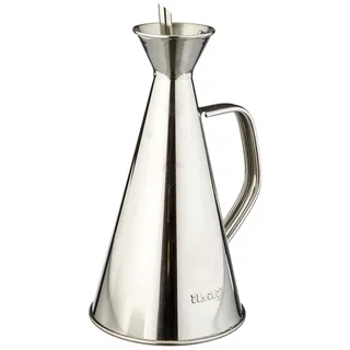 Ibili 731705 Ölflasche, Edelstahl, Volumen 500 ml, Dottergelb