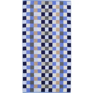 Unique Karo 942 Duschtuch 70 x 140 cm saphir