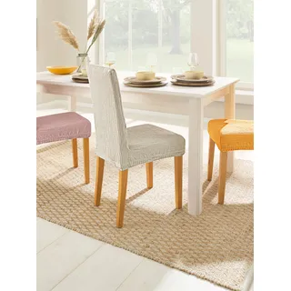 Stuhlhusse Gr. 1, gelb, Blacklist, 60% Polyester, 35% Baumwolle, 5% Elasthan, Hussen, Stuhlhusse