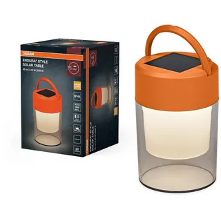 Osram Außenleuchte Kunststoff 19,9 cm spritzwassergeschützt Solar IP44 Orange
