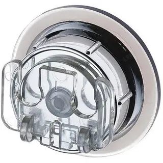 Sadena Zahnbürstenhalter , Chromfarben , Kunststoff , 5.5x5.5x4.8 cm , rostfrei, feuchtraumgeeignet, hängend, Wandmontage möglich , Badaccessoires, Sonstige Badaccessoires