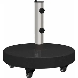 Sonnenschirmständer Schwarz 45 x 45 x 45 cm Granit - Schwarz