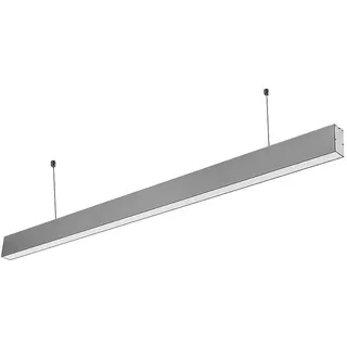 Schlanke lineare LED-Leuchten - Samsung - Silber - IP20 - 40W - 3300 Lumen - 4000K - 5 Jahre - Grau