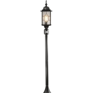 Konstsmide Milano 131cm Sensor Wegeleuchte 1-flammig schwarz (7249-759)