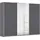 Schwebetürenschrank KULMBACH 271 x 210 x 62 cm Grau