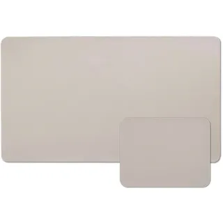 Organizer ZELLER PRESENT "Schreibtischunterlage inklusive Mousepad", beige (creme), B:70cm H:0,5cm T:40cm, PVC, Aufbewahrungsboxen, Organizer, Kunstleder, leicht abwischbar