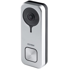 VIMAR K40960 Video-Türklingel-Set, 1 Doorbell WiFi 40960, View Door App, Kamera mit Nachtsicht, SD-Karte, Sabotageschutz-Sensor, Netzteil 24V mit Steckern Standard EU, UK, US, AUS, Grau