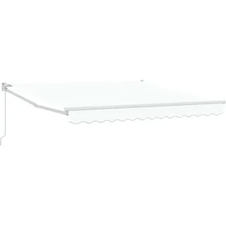 vidaXL Ausziehbare Markise Weiß 300 x 250 x 165 cm - Weiß