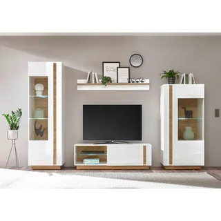 Home Affaire Wohnwand »CLAiR Kombi 21« Set, 4 Stk. tlg., weiß