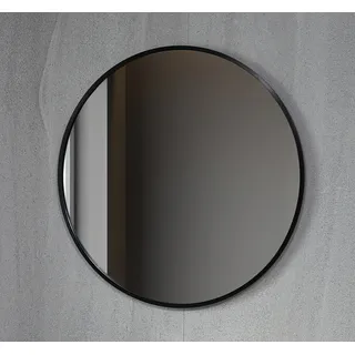 Spiegel rund 80 cm mit schwarzem Rahmen - Bella Mirror - Schwarz