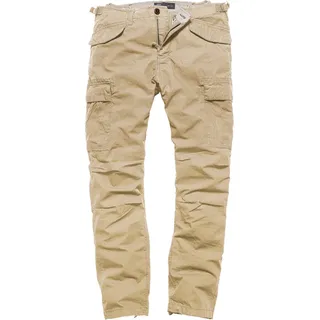 Vintage Industries Miller M65, Hose, Beige Größe 31
