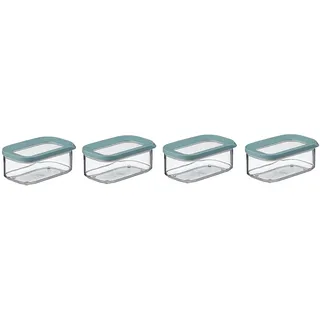 Mepal 4-tlg Vorratsdosen Spar-Set Modula 425 ml Nordic Green/Grün Vorratsdose Frischhaltedose - ideal für die Aufbewahrung von trockenen Lebensmitteln