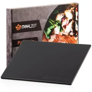 Mahlzeit Pizzastein eckig 38 x 30 cm Cordierit braun