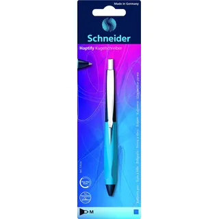 Schneider 73530 Haptify Kugelschreiber (Schreibfarbe: blau, Strichstärke: Mittel) 1 Stück, sortiert