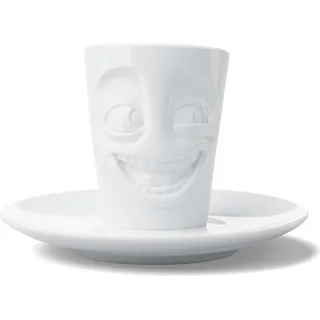 Fiftyeight Espressotasse Witzig 80 ml weiß Mokkatasse - Weiß