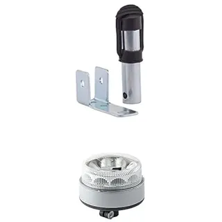 Hella 8HG 006 294-141 Halter, Rundumkennleuchte 2XD 012 980-011 LED-Blitz-Kennleuchte - K-LED Blizzard - 12/24V - gelb