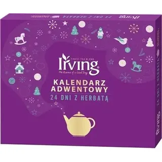 Irving Premium Adventskalender Mit Tee Für 24 Tage - 24 Geschmacksrichtungen!