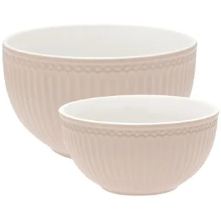 GreenGate [W] Serving Bowl Alice Creamy Fudge Set of 2