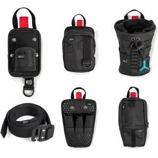 B&W tool.modul Erweiterungs-Set 6-teilig (Gürtel, Reißverschlusstasche, Werkzeughalter, Universaltasche, Taschen-Set für Werkzeug) ohne Werkzeug, 116.75
