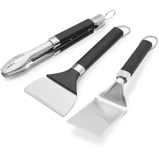 Weber Plancha Edelstahl schwarz