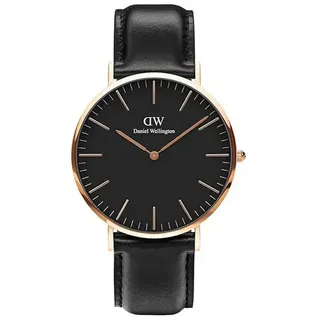 Daniel Wellington  Classic Black Sheffield Leder 40 mm DW00100127