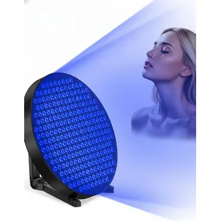 Jitesy 50W Solarium für Zuhause mit 250PCS 460NM,Gesichtssolarium Faltbares Seinstellbares Ständer Und Aufhängbare Haken,Gesichtsbräuner Solarium Für Zuhause Für Körper&Gesicht-Schwarz
