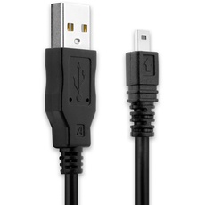 CELLONIC® USB Kabel kompatibel mit Leica C C-LUX 1 C-LUX 2 D-LUX Typ 109 3 DIGI LUX 3 V-LUX 1 C-LUX 3 V-LUX Typ 114 8 Pin Camera (Mini USB B) Datenkabel Ladekabel