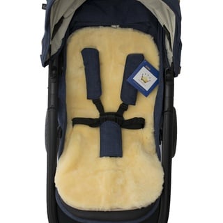 KIWA Echt Lammfell Einlage für Kinderwagen Buggy Baby Bett Kinderbett medizinisch gegerbtes Merino Schaffell