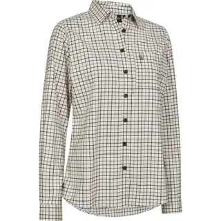 Lady Grace Hemd - Beige Check Größe 42