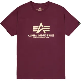 Alpha Industries T-Shirt "Basic T-Shirt Gr. S, dark cherry, Small