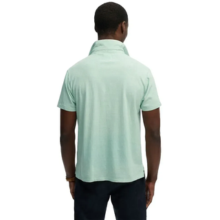 Superdry Classic Cotton Linen Kurzarm-poloshirt - Fresh Mint Green - L