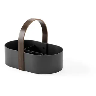 Umbra Organizer , Schwarz, Walnussfarben , Holz, Kunststoff , Esche, Pappel , 20x23x30 cm , Ordnen & Aufbewahren, Dekoboxen & Aufbewahrungsboxen, Organizer