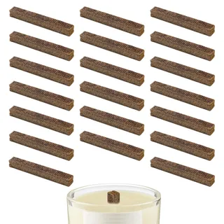 20 Stück Dauerdocht für Wachsfresser, Kerzendochte für Dicke Outdoor Kerzen, Geeignet für Dauerkerze, Tischfeuer, Schmelzlicht und Schmelzfeuers