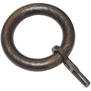GARDINIA Gardinenringe »Lugano für Ø 28 mm, Kolonial 10-er Pack