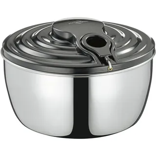 Küchenprofi Salatschleuder Edelstahl/schwarz