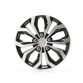 CARTREND Daytona 14 Zoll 4 Stück Schwarz/Silber