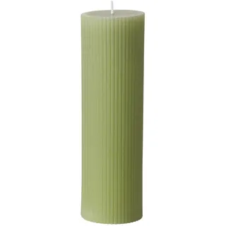 BOLTZE Classic Stumpenkerze hellgrün 20cm