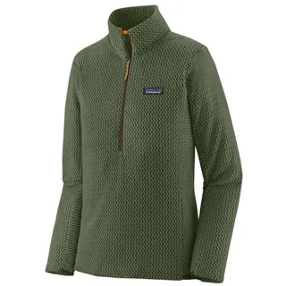 Patagonia Damen Fleece R1 Air Zip Neck Torrey Pine Green - M