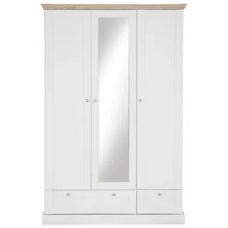 OTTO home Drehtürenschrank Binz 122 x 180 x 55 cm Weiß