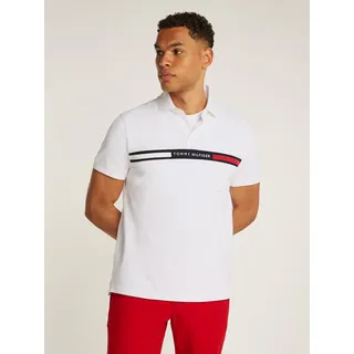 Tommy Hilfiger Poloshirt »HILFIGER Chest Insert REG POLO«, weiß