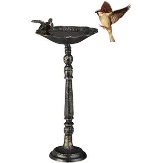 Relaxdays Relaxdays, Aussendekoration, Vogeltränke