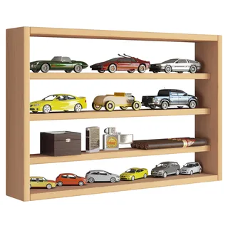 VCM Wandregal 40 x 20 x 80 cm Braun