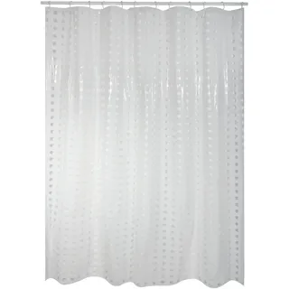 MSV Duschvorhang 180 x 200 cm weiß