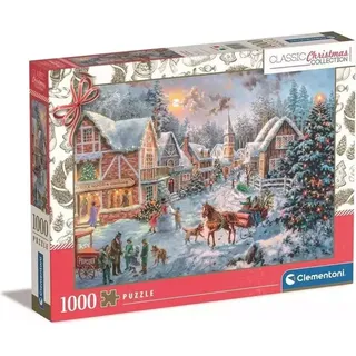 CLEMENTONI Puzzle Vorbereitungen fü r Weihnachten 1000 Teile